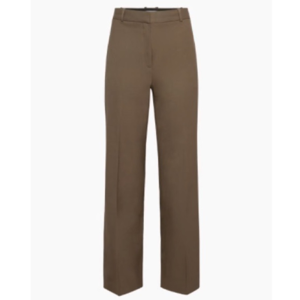 Aritzia Babaton Agency Pant in Espresso Brown